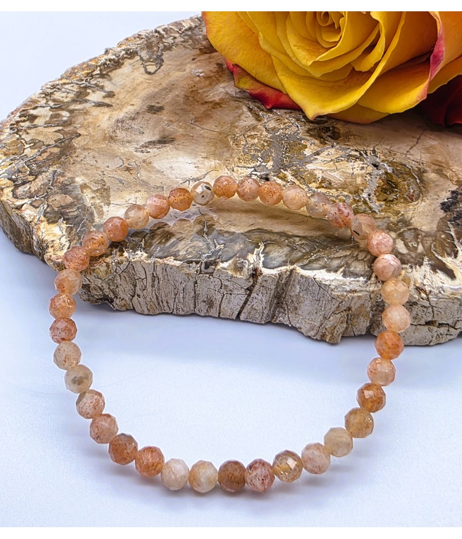 Slnečný kameň - fazetovaný...