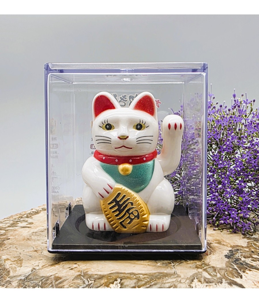 Maneki Neko - Biela mini s...