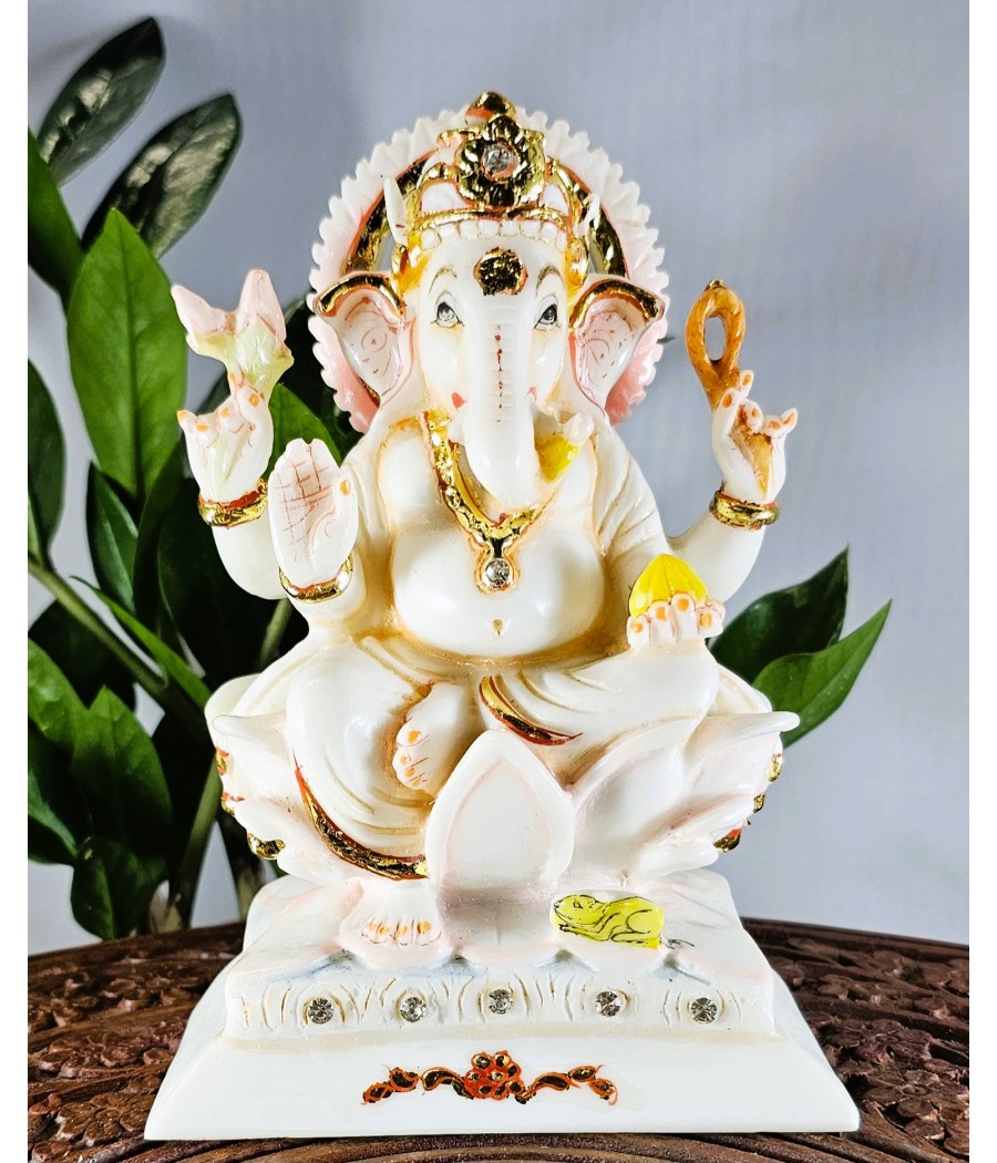 Ganesha -  alabaster č. 1